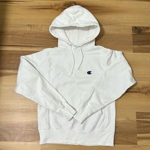 Unisex Champion Reverse Weave Hoodie - white